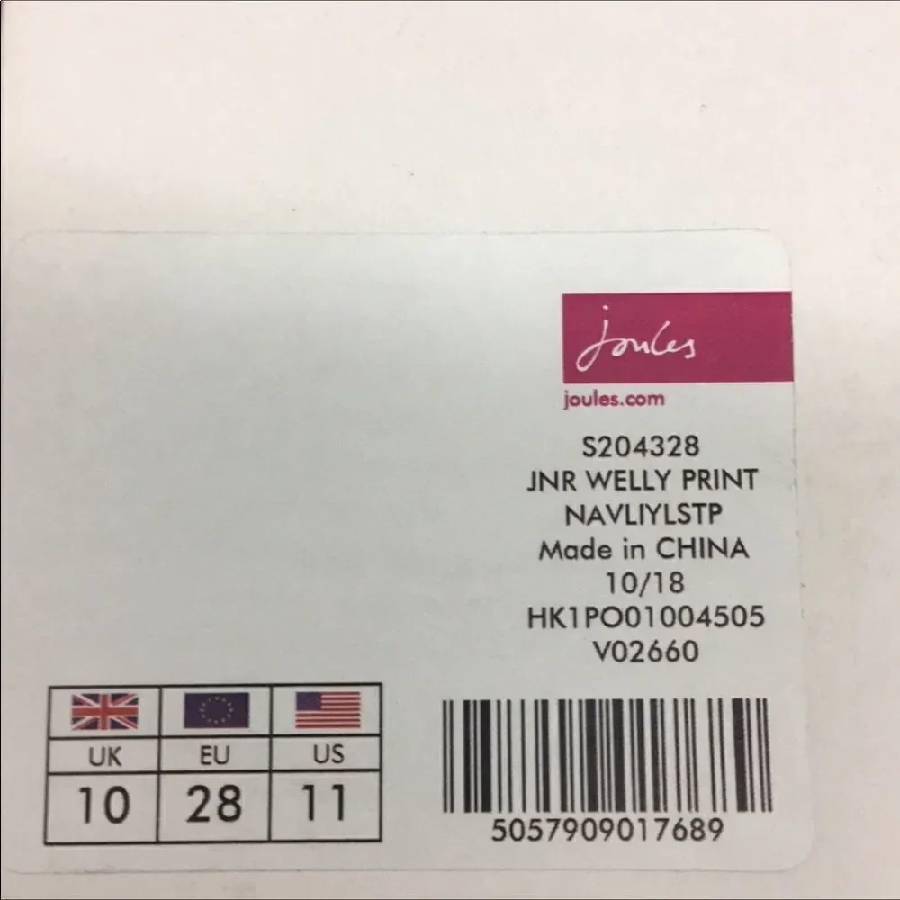 NWB Joules  FULL HEIGHT RAIN BOOTS
